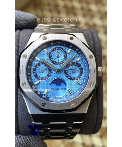Audemars Piguet Royal Oak Perpetual Calendar Swiss Replica 904L Steel in Blue Dial