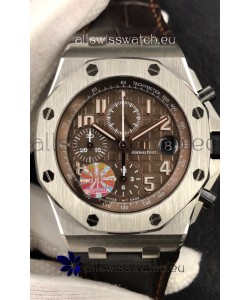 Audemars Piguet Royal Oak Offshore Chronograph Brown Dial 904L Steel - 1:1 Mirror 3126 Movement