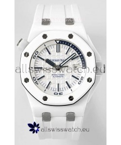 Audemars Piguet Royal Oak Offshore Ceramic 1:1 Ultimate Swiss Replica Watch White Dial Cal.3102 Movement