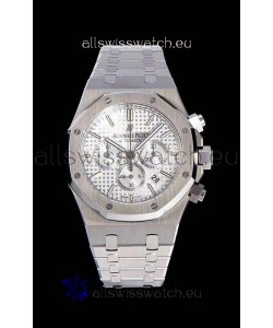 Audemars Piguet Royal Oak Chronograph White Dial 904L Steel 1:1 Mirror Replica