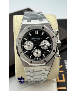 Audemars Piguet Royal Oak Chronograph Black Dial Steel Strap Swiss Replica Watch