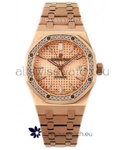 Audemars Piguet Royal Oak 37MM Frosted Casing Watch in 3120 Movement - 1:1 Mirror Replica