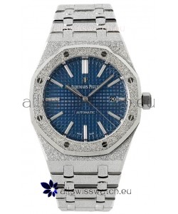 Audemars Piguet Royal Oak Frosted 37MM Self-Winding Blue Dial 1:1 Mirror Replica Watch