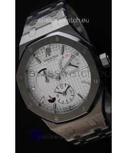 Audemars Piguet Royal Oak Dual Time Swiss Replica Watch in White Dial