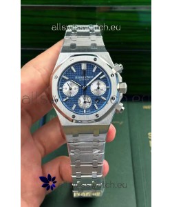 Audemars Piguet Royal Oak Chronograph Blue Dial Steel Strap Swiss Replica Watch