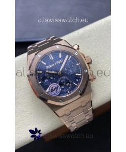 Audemars Piguet Royal Oak Super Clone - Blue Dial Rose Gold Casing 41MM