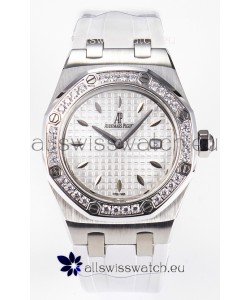 Audemars Piguet Royal Oak 33MM 904L Steel Quartz White Dial Swiss Replica Watch
