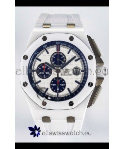Audemars Piguet Boutique Edition White Dial Ceramic Casing 1:1 Super Clone Replica Watch