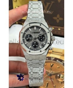 Audemars Piguet Royal Oak Chronograph 26240BC Frosted Grey Dial Super Clone Watch 