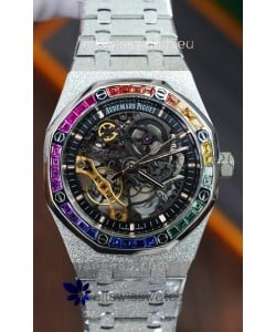 Audemars Piguet Royal Oak Double Balance Wheel Openworked FROSTED Edition 1:1 Superclone Replica Watch