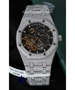 Audemars Piguet Royal Oak Super Clone Openworked ICED-OUT Edition Watch 