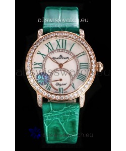 Blancpain Super Clone Lady Bird Colors Edition Watch in Rose Gold Casing