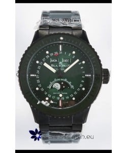 Blancpain Bathyscaphe Ceramic Casing Superclone Watch in Green Dial 