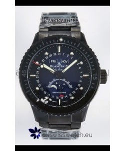 Blancpain Bathyscaphe Ceramic Casing Superclone Watch in Blue Dial 