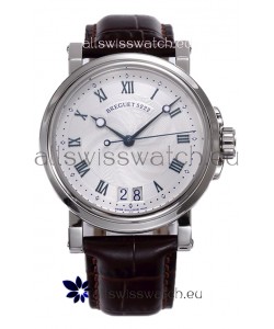 Breguet Marine Automatic Big Date 5817 Stainless Steel Watch with in White Dial 
