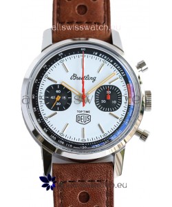 Breitling Top Time B01 Deus Edition Leather Strap 1:1 Mirror Swiss Replica Watch 