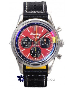 Breitling Top Time B01 Chevrolet Corvette Leather Strap 1:1 Mirror Swiss Replica Watch 