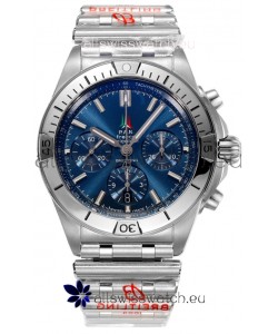 Breitling Chronomat B01 42 Edition Swiss 904L Steel Casing Blue Dial 1:1 Mirror Replica Watch
