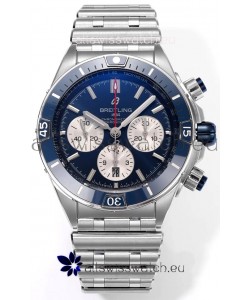 Breitling Chronomat B01 42 Edition Swiss 904L Steel Casing Blue Dial 1:1 Mirror Replica Watch