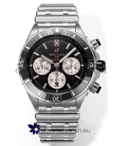 Breitling Chronomat B01 42 Edition Swiss 904L Steel Casing Black Dial 1:1 Mirror Replica Watch