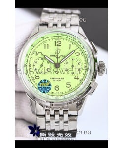 Breitling Premier B01 Chronograph 42 Edition Steel Casing Green Dial - 1:1 Mirror Replica Watch
