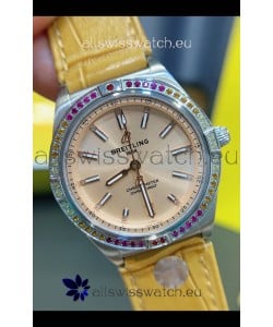 Breitling Chronomat Automatic 36MM 1:1 Mirror Swiss Replica Watch Steel Case