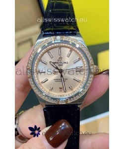 Breitling Chronomat Automatic 36MM 1:1 Mirror Swiss Replica Watch Steel Case