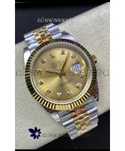Rolex Datejust 126333 41MM ETA 3235 Swiss 1:1 Mirror Replica Watch in Yellow Gold 904L Steel - 1:1 Mirror