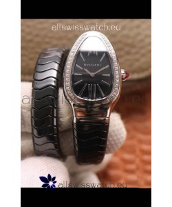 Bvlgari Serpenti Edition Black Ceramic Replica Watch in 1:1 Mirror Quality 