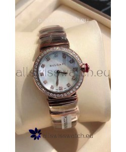 Bvlgari LVCEA Edition Watch in Two Tone Rose Gold Steel - 1:1 Mirror Replica