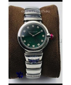 Bvlgari LVCEA Edition Watch in Stainless Steel Green Dial - 1:1 Mirror Replica