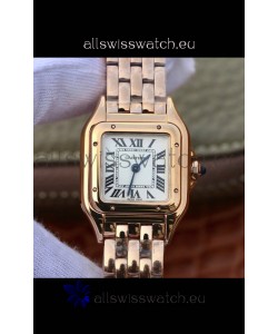 Cartier PANTHERE Edition 1:1 Mirror Swiss Watch Rose Gold White Dial