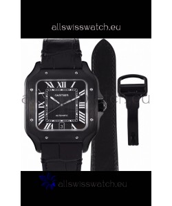 Cartier "Santos De Cartier" Mens XL 1:1 Mirror Replica Watch in PVD Coated Casing