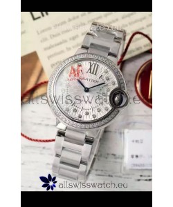 Ballon De Cartier Swiss Automatic 1:1 Mirror Quality 33MM in Stainless Steel