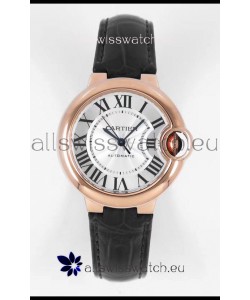 Ballon De Cartier Swiss Automatic 1:1 Mirror Quality 33MM in Rose Gold Plating
