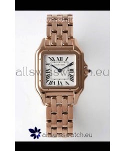 PANTHERE de Cartier Edition 27MM 1:1 Mirror Swiss Watch Rose Gold Casing