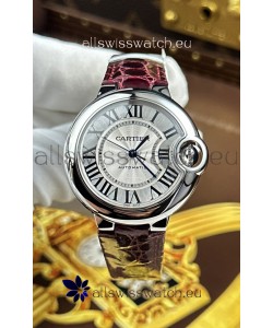 Ballon De Cartier Swiss Automatic 1:1 Mirror Quality 33MM in White Dial 