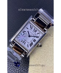 Cartier Tank Solo Swiss Quartz Watch in Stainless Steel Casing - 25.5MM Wide 1:1 Mirror Replica