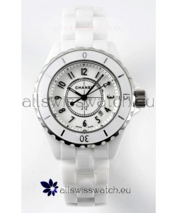 Chanel J12 Ladies White Ceramic Casing Watch 1:1 Mirror Replica Watch 