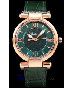 Chopard Imperiale White Dial Swiss Automatic Replica Watch in Rose Gold Case 904L Steel 