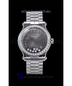 Chopard Happy Sport 1:1 Mirror Swiss Automatic Replica Watch 36MM in 904L Steel Casing Grey Dial