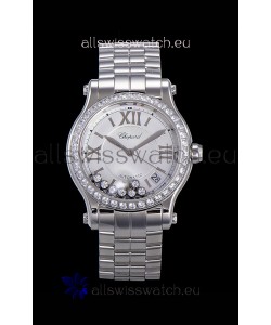 Chopard Happy Sport 1:1 Mirror Swiss Automatic Replica Watch 36MM in 904L Steel Casing White Dial