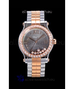 Chopard Happy Sport 1:1 Mirror Swiss Automatic Replica Watch 36MM Two Tone Rose Gold Casing