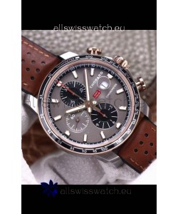 Chopard Classic Racing Chronograph 1:1 Mirror Replica Watch in Steel Casing - Grey Dial 