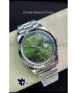 Rolex Day Date Presidential M228239-0033 904L Steel 40MM - Olive Green Dial 1:1 Mirror Quality Watch