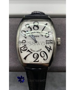Franck Muller Crazy Hours Automatic Swiss Super Clone Replica Watch in White dial