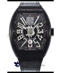Franck Muller Vanguard Encrypto BTC V45 PVD Casing Swiss Replica Watch