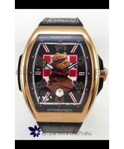 Franck Muller Vanguard Skenderbeu Croatia Rose Gold Swiss Replica Watch 