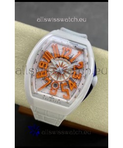 Franck Muller Vanguard Yachting White Ceramic 1:1 Mirror Swiss Replica Watch