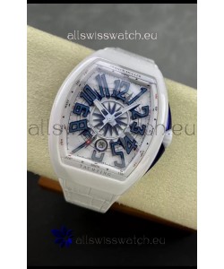 Franck Muller Vanguard Yachting White Ceramic 1:1 Mirror Swiss Replica Watch